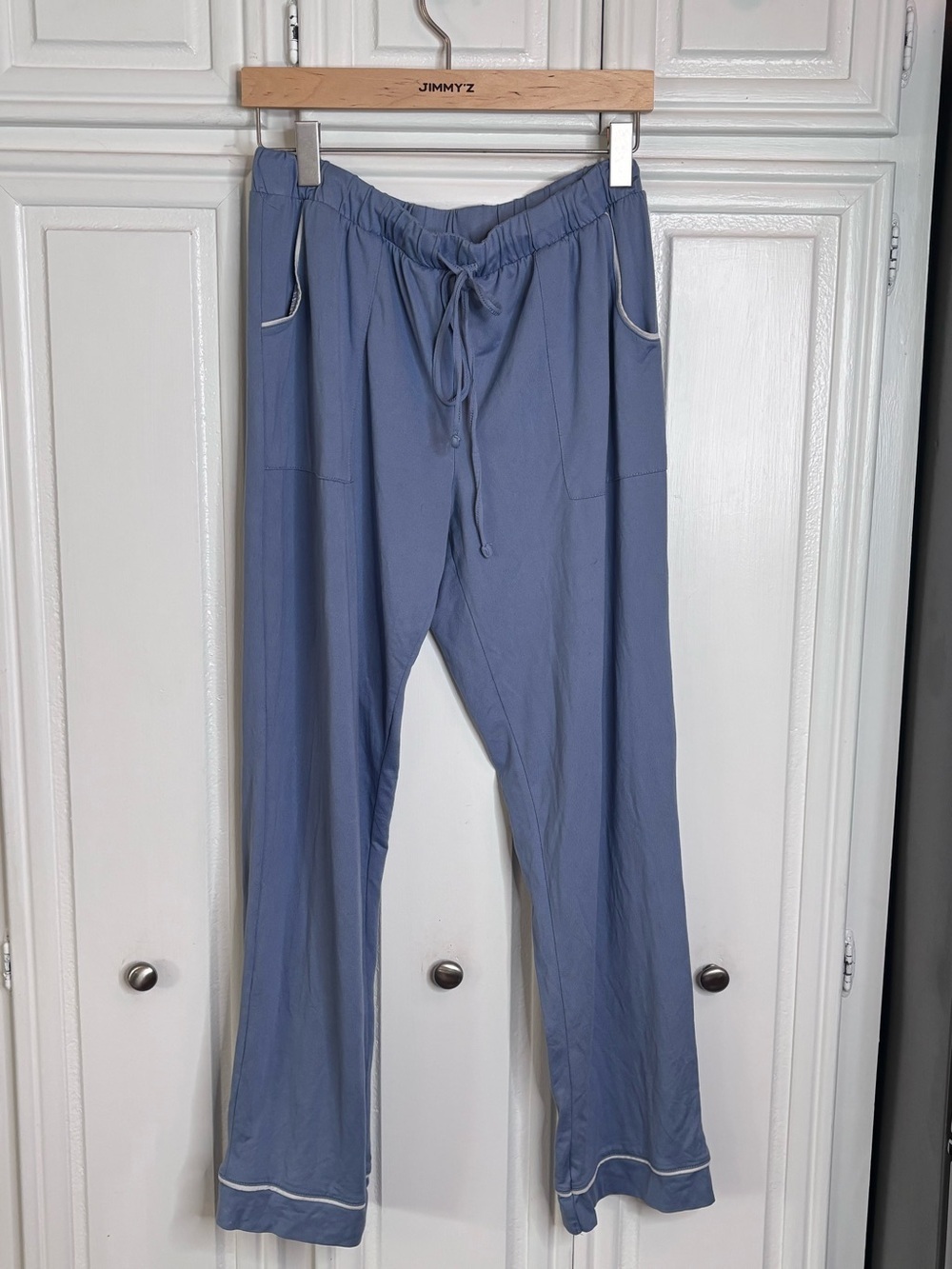 Lucky Brand Light Blue Drawstring Pajama Pants sz M